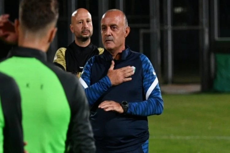 Bursaspor'da teknik direktör Özcan Bizati ilk idmanına çıktı!