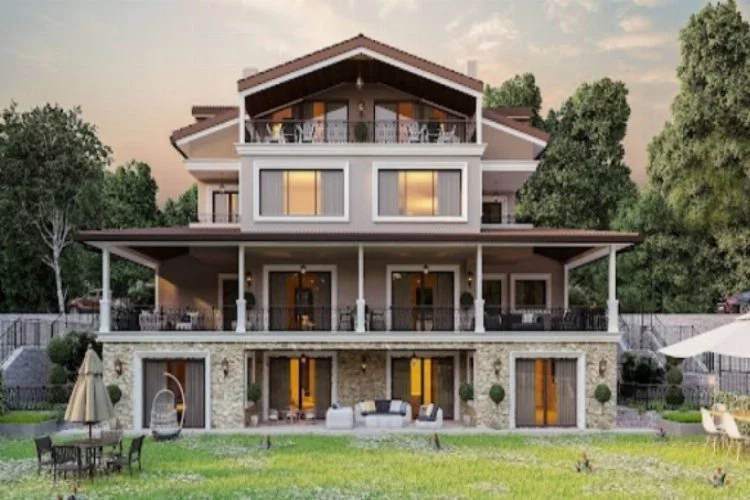 Bursa Mudanya'da 350 m&sup2; tripleks villa icradan satılacak