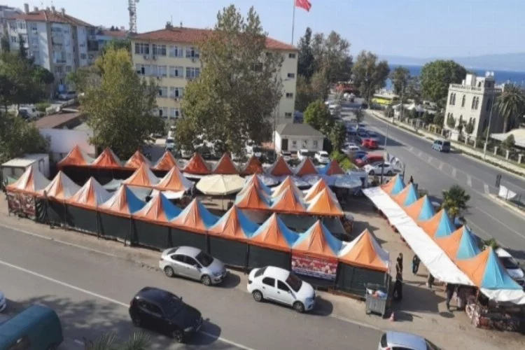 Bursa Mudanya'da tepki çeken "Yöresel Ürünler Pazarı" kaldırıldı
