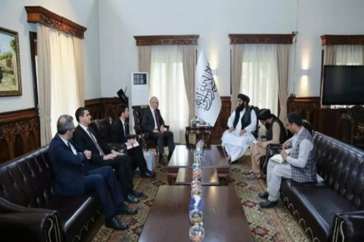 Türkiye'nin Kabil Büyükelçisi Erginay, Taliban'ın Dışişleri Bakan Vekili ile görüştü