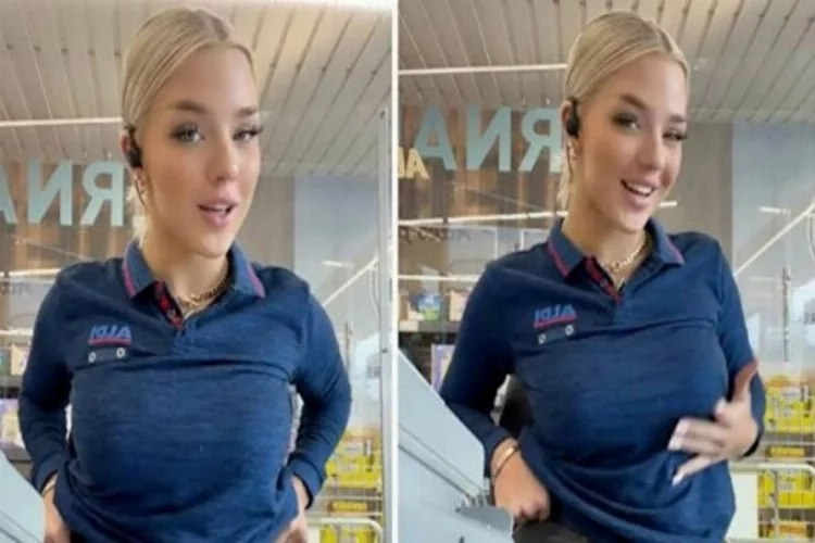'Dünyanın en güzel süpermarket çalışanı' ilan edildi