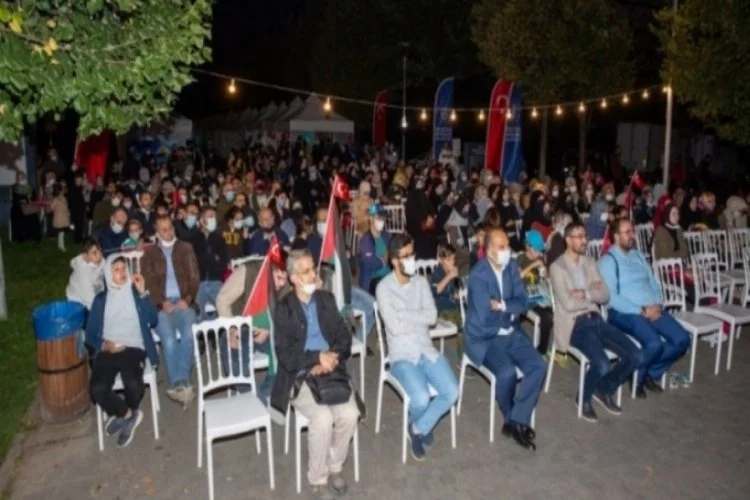 Bursa'da 'Aksa Kandilleri' programı düzenlendi
