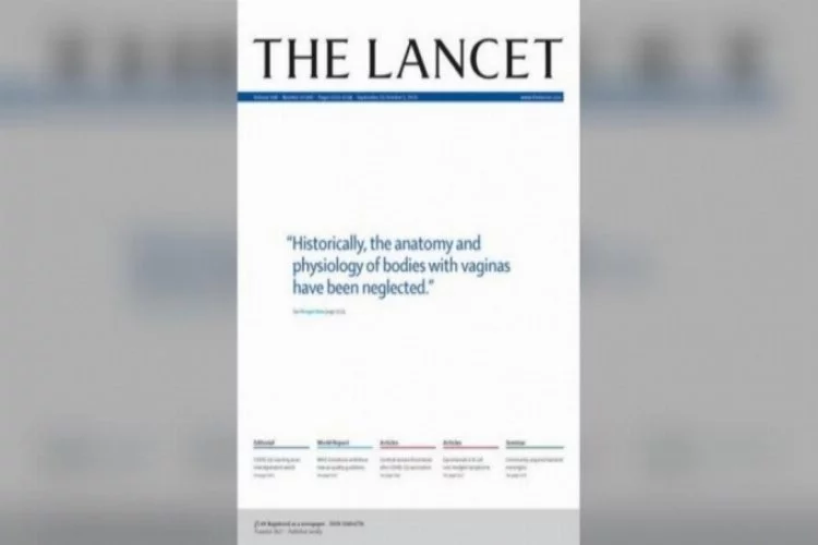 Prestijli tıp dergisi The Lancet'in kapağı tepki çekti