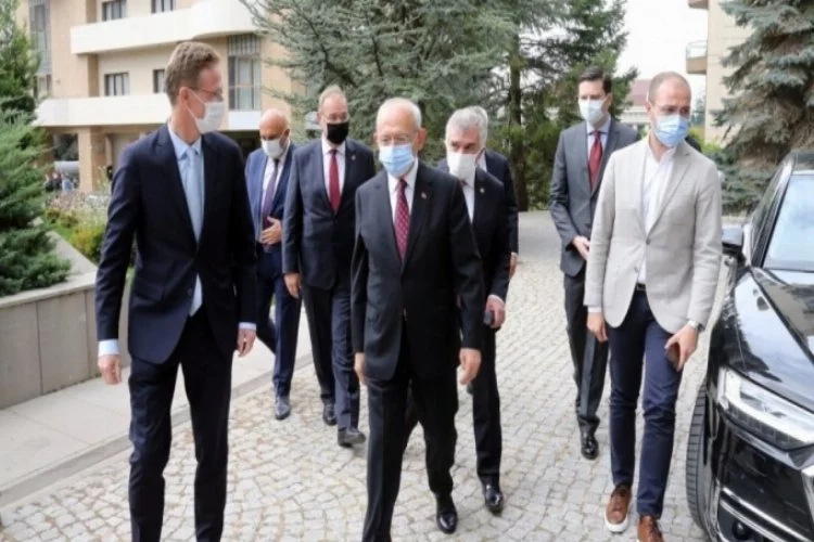 Kılıçdaroğlu, AB Türkiye Delegasyonu Başkanı Landrut ile bir araya geldi