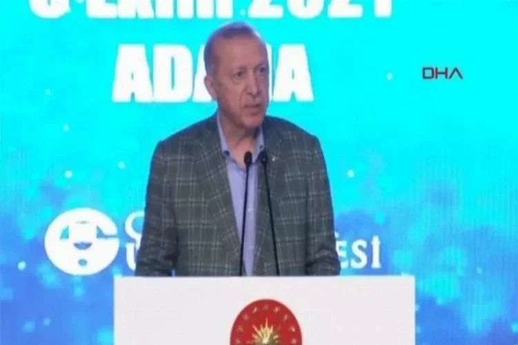 Erdoğan, Çukurova Üniversitesi'de konuştu
