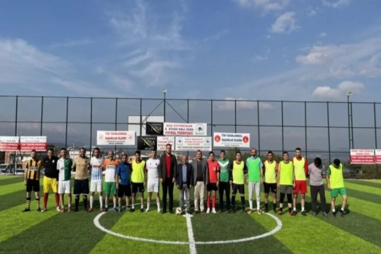 Bursa'da futbol turnuvasından elde edilecek gelir eğitime kullanılacak