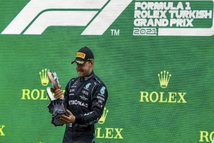 Türkiye GP'sinde kazanan Valtteri Bottas! Hamilton'a şok