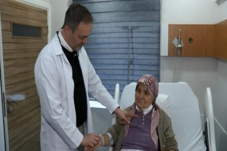 Bursa'da şah damarlarına yapılan bypass ameliyatıyla sağlığına kavuştu