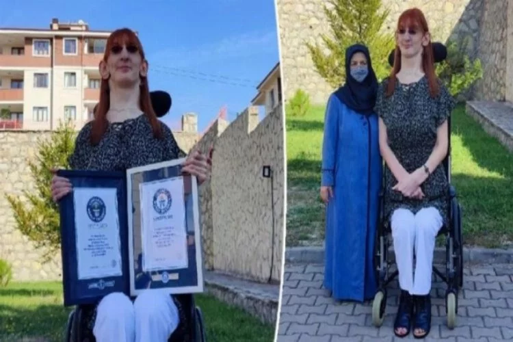 Dünyanın en uzun kadını Rumeysa'dan ilk açıklama