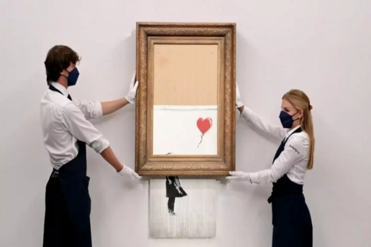 Banksy'nin eseri, rekor fiyata satıldı