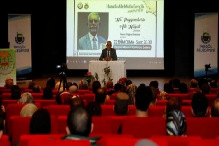 Bursa'da "Hz. Peygamberin Aile Hayatı" semineri yapıldı