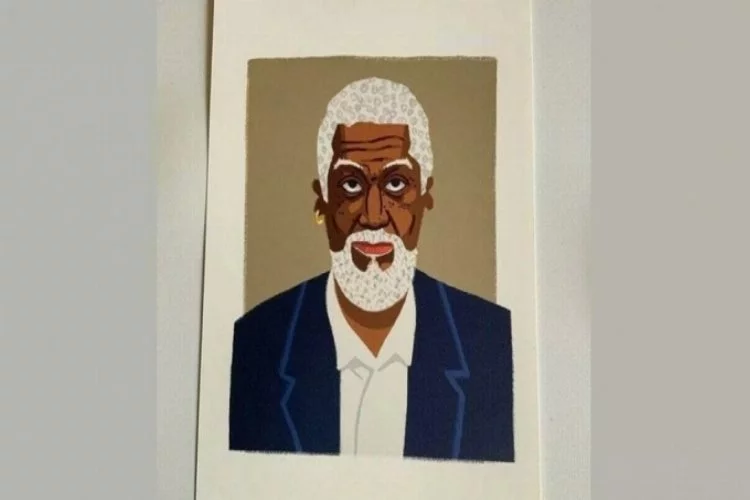 Morgan Freeman, Türk sanatçı Mohaç Yücel'in çizimini paylaştı