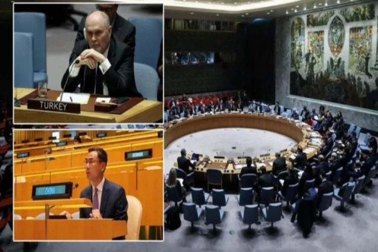 BM Güvenlik Konseyi'nde Türkiye- Çin gerilimi!