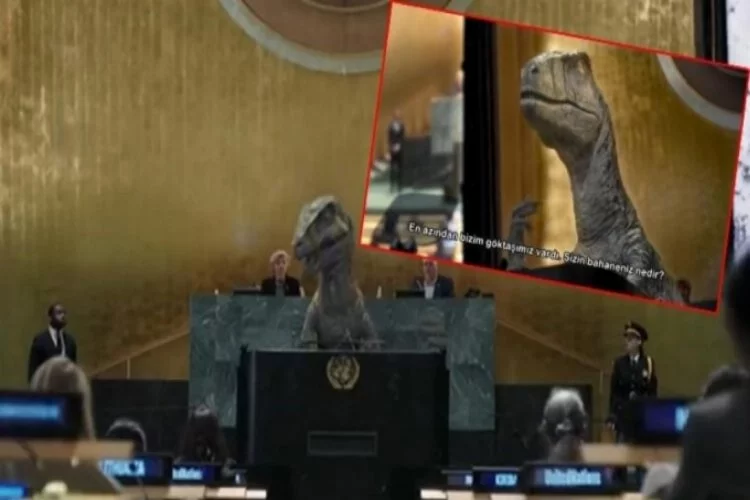 BM Genel Kurulu'nda 'dinozor' şoku