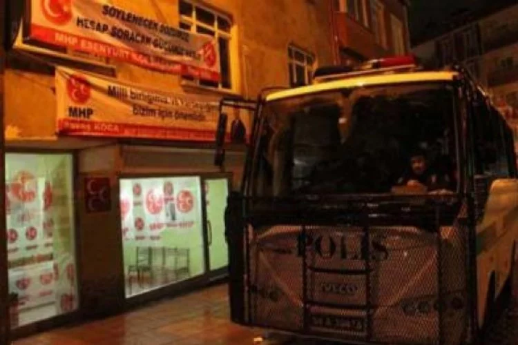 MHP seçim bürosuna kanlı saldırı: 1ölü