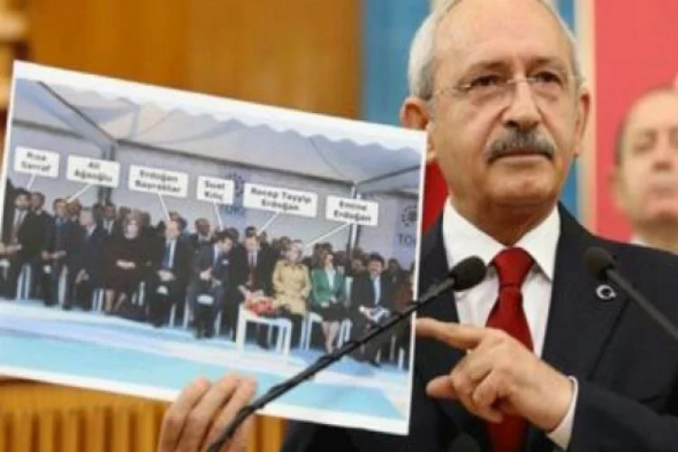 Kılıçdaroğlu da fotoğraf gösterdi
