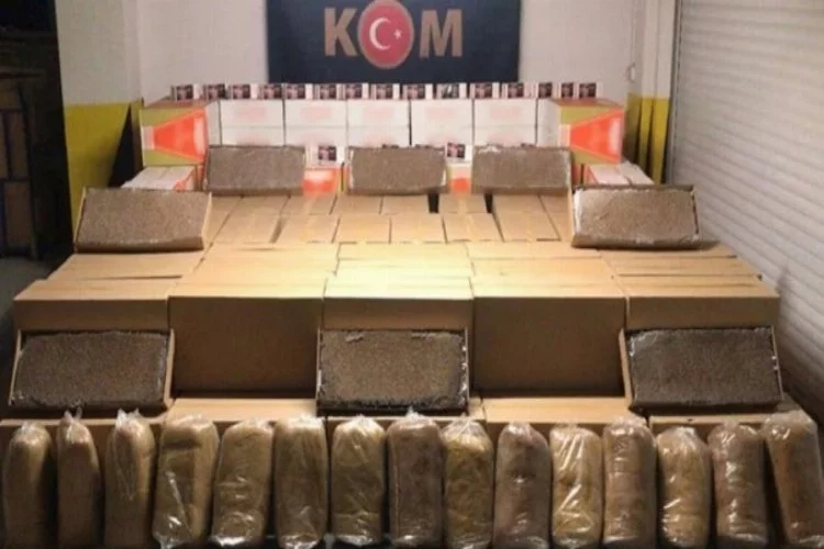 Eskişehir'de 1 milyon 292 bin adet kaçak sigara ele geçirildi