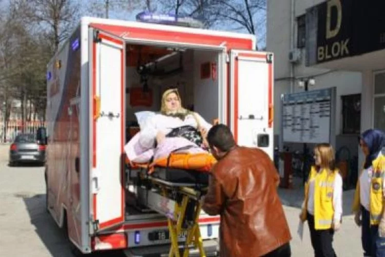 Bursa'daki fil hastası kadın obez ambulansıyla taşındı