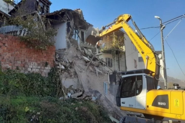Bursa Osmangazi'de yıkımlar sürüyor!