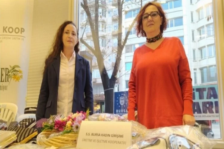 Bursa'da kadın kooperatiflerinden "organik ürünler pazarı"