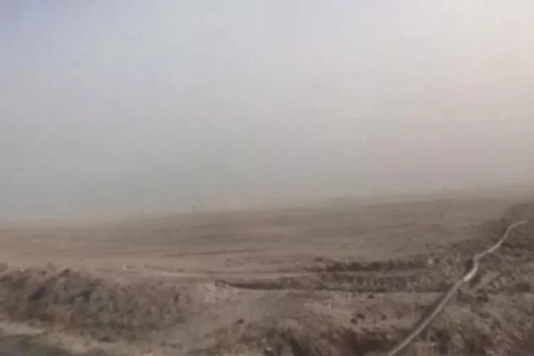 Aksaray-Adana karayolunda kum fırtınası