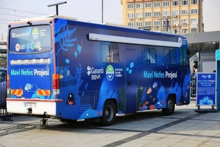 'Mavi Nefes' otobüsünün yeni rotası Bursa