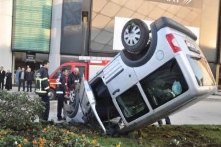 Bursa'daki korkunç kazada mucize kurtuluş