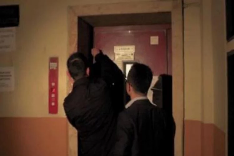 Bursa'da asansörde korku dolu anlar
