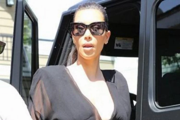Kim Kardashian yine alay konusu oldu
