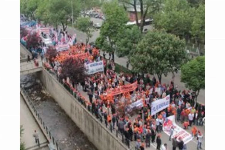 Bursa'da 1 Mayıs kutlamaları başladı