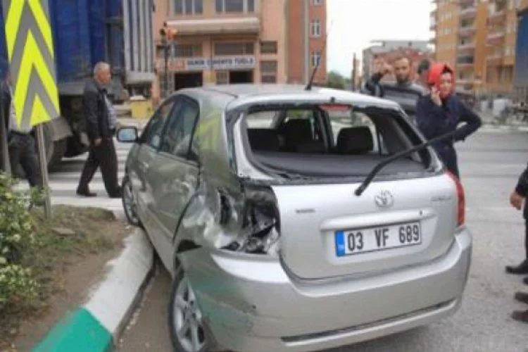 Bursa'da ölümden dönen kadın sürücü şoka girdi