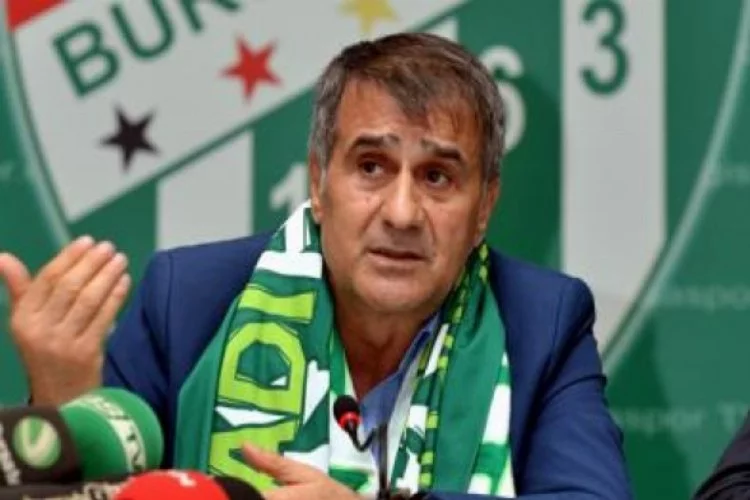 Bursaspor Teknik Direktörü Şenol Güneş'ten sürpriz transfer görüşmesi
