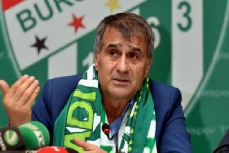 Bursaspor Teknik Direktörü Güneş'ten flaş transfer açıklaması