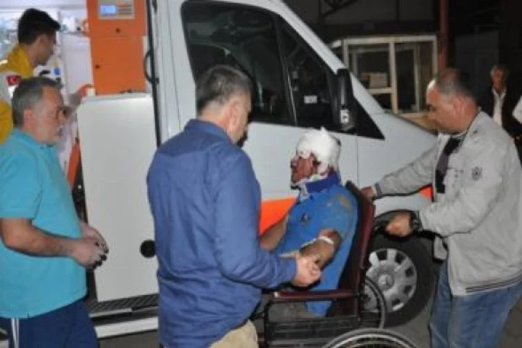 Bursa'daki feci kazada otomobil şarampole uçtu