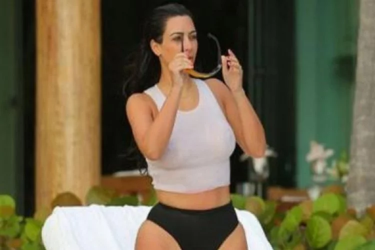 Kim Kardashian'ın kasları görenleri şaşkına çevirdi