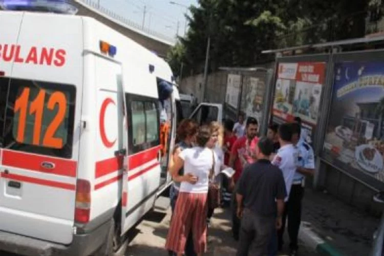 Bursa'da ölümden dönen kadın sürücü şoka girdi