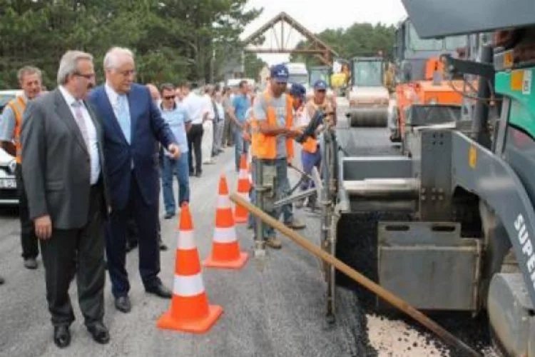 Bursalılar müjde... Uludağ Yolu'nda asfaltlama çalışmalarına başlandı