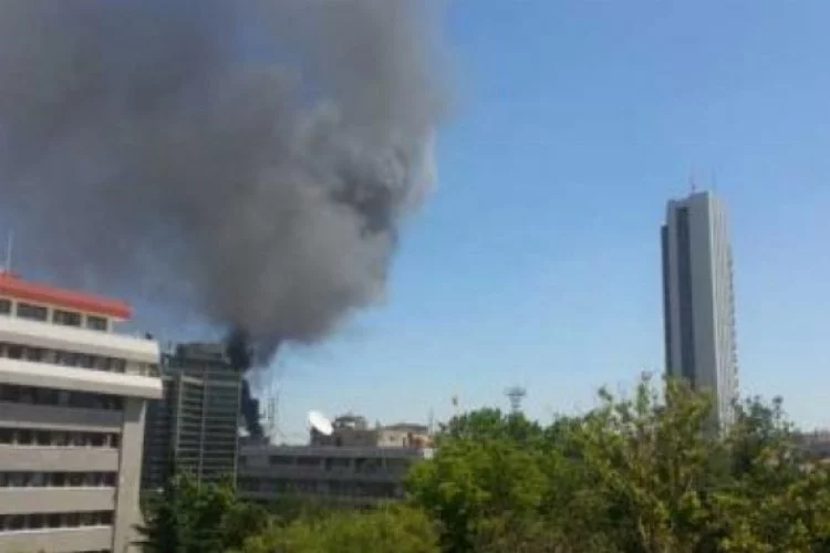 Ankara'nın göbeğinde yangın
