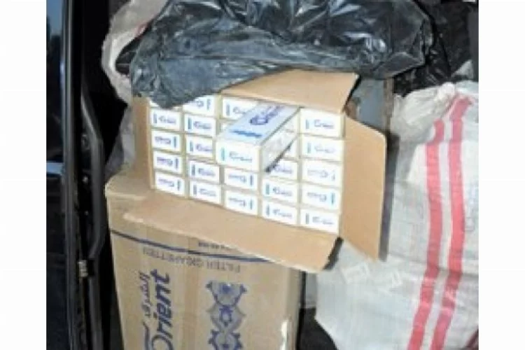 10 bin paket kaçak sigara ele geçirildi
