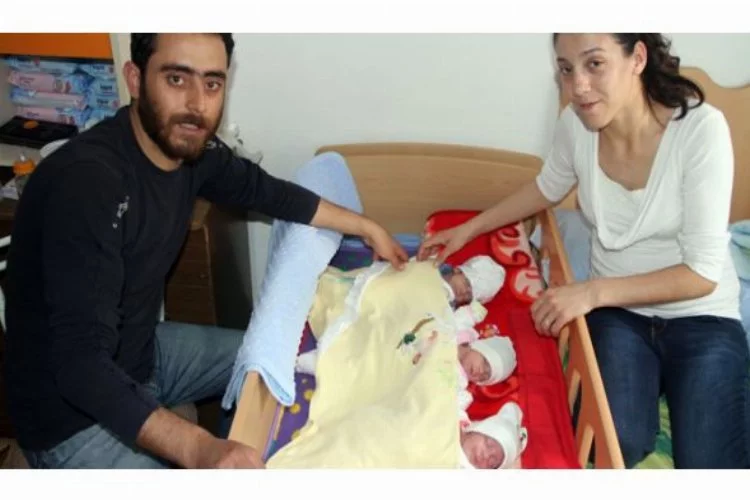 Bursalı üçüz bebek sahibi baba Cumhurbaşkanı Erdoğan'a seslendi
