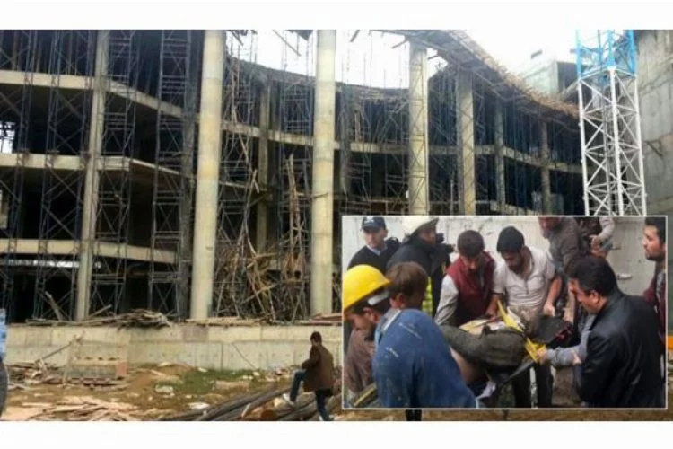 Yine inşaat yine iş kazaları... 1 ölü 5 işçi hastanelik