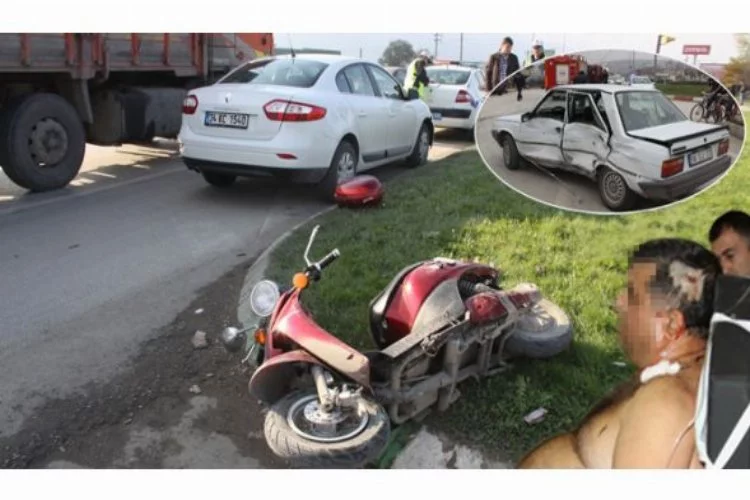 Bursa'da kaza dehşeti! 2 kaza 8 yaralı 
