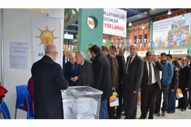 Bursa AK Parti'de aday adaylarının temayül heyecanı