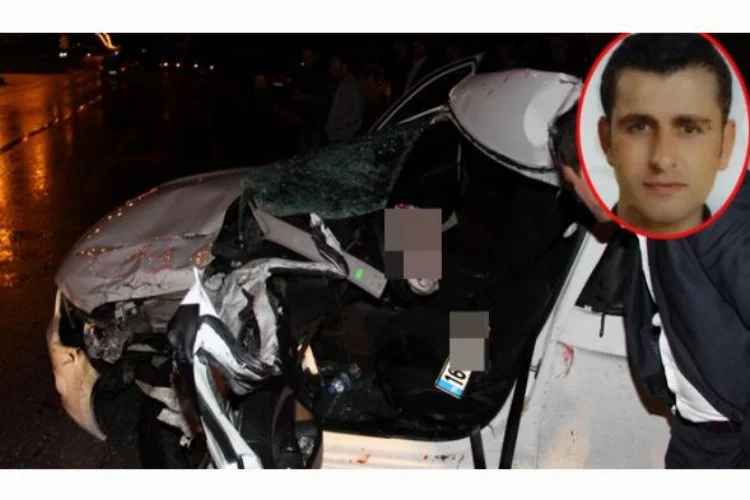 Bursalı genç sürücü korkunç kazada can verdi