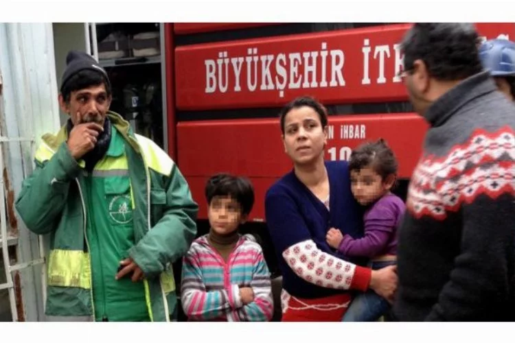 Bursa'da yangın dehşeti! Temizlik işçisinin göz yaşları