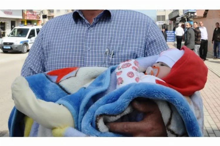 Bursa'da genç kadın ile bebeği kabusu yaşadı