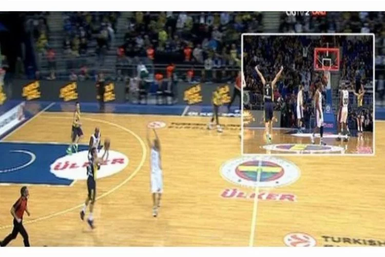 Fenerbahçe maçında inanılmaz basket!
