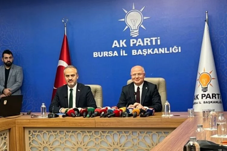 AK Parti Bursa İl Başkanı Davut Gürkan ve Alinur Aktaş'tan, Başkan Bozbey'in açıklamalarına yanıt