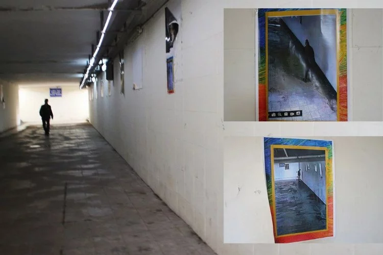 Alt geçide çöp atıp tuvaletini yapanların fotoğrafları duvarlara asıldı