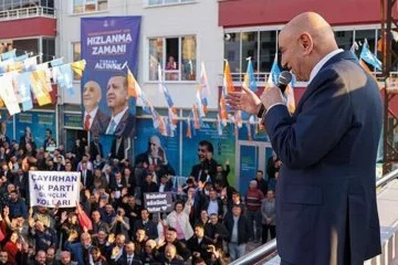 Ankara Büyükşehir Belediye başkan adayı Altınok: Köy yollarını iki yıl içinde yapacağız
